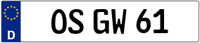 Truck License Plate